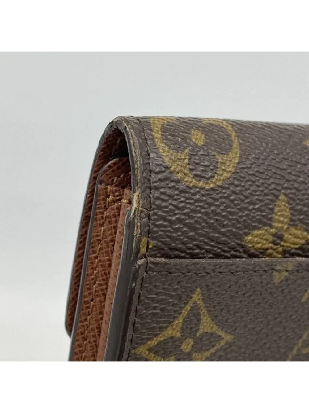 ★SOLD★ Louis Vuitton Wallet Monogram Portefeuille Sarah Brown - Picture 7 of 10